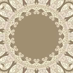 Ornamental round pattern