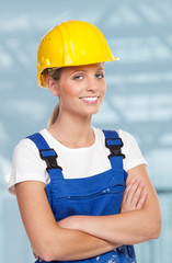 erfolgreiche frau im handwerk