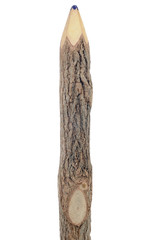 Natural Wood Pencil Isolated on White Background
