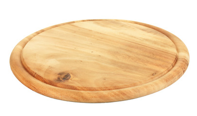 cutting board isolated on white.