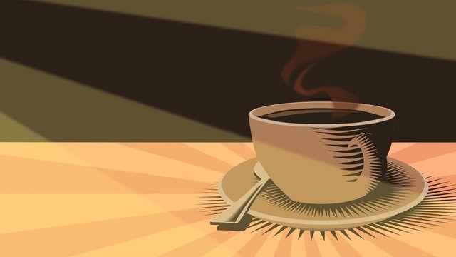 Kaffeetasse mit Kaffee