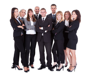 Obraz premium Lineup of business executives or partners