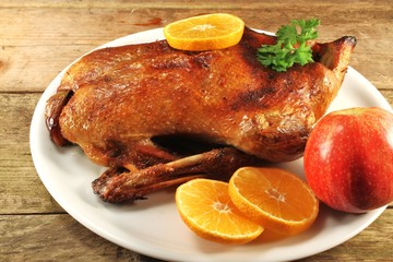 knusprig - brauner Entenbraten