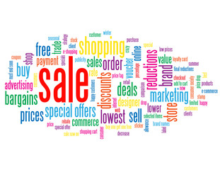 SALE Tag Cloud (discount buy store online marketing)