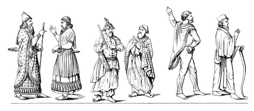 Antiquity : People (Assyria, China, Syria)