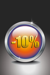 Buttonrotblau Rabatt 10 P