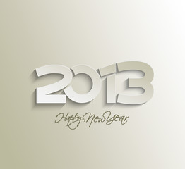 Happy New year 2013 background. Vector illustration