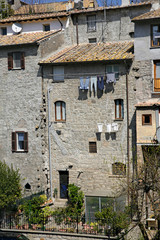 Fototapeta na wymiar średniowieczne miasto Viterbo (Lazio, Włochy) 2