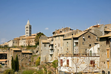 Obraz premium the medieval city of Viterbo (Lazio, Italy)