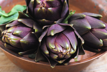 Fototapeta premium Close-up of tasty artichokes
