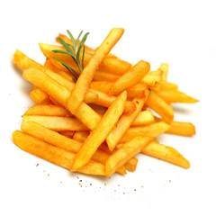 French fries, isolated