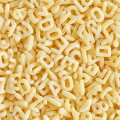 Alphabet pasta