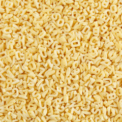 Alphabet pasta