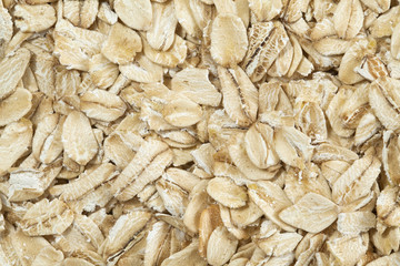 dry rolled oats background