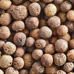 background of dried allspice