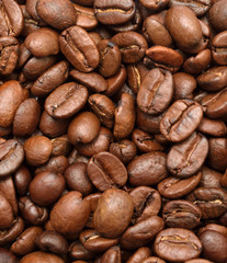 Coffee beans background