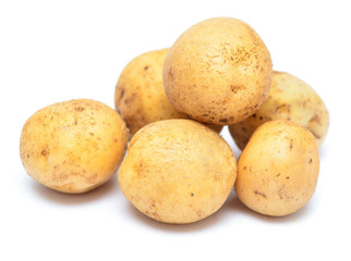 Potatoes isolatet on white background
