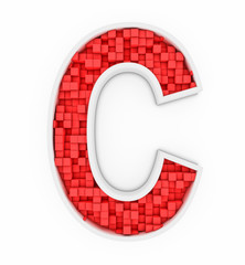 Red letter C