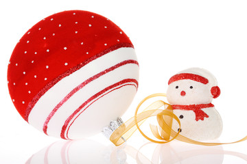 christmas decoration on a white background