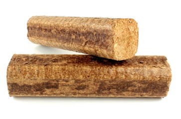 Hard wood briquettes