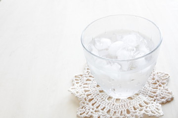 iced water