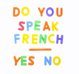 Do you speak french.