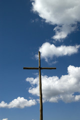 Cross at La verna in Italy