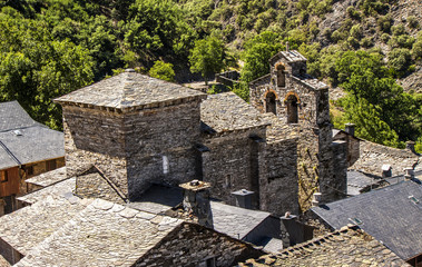 Penalba de Santiago church in the valley of silence, Leon, Spain