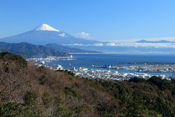 富士と清水港