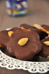 Gefüllte Schokoladenplätzchen