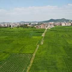 Naklejka premium chinese village