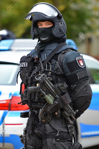 Mek Sek Sondereinheit Spezialeinheit Polizei Hamburg Stockfotos