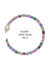 年賀状　2013年　巳年