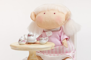 handmade toy girl