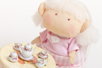 handmade toy girl