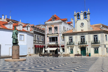 Main square in Cascais, Portugal © anasztazia