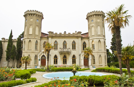 Palace in Gaspra "Romantic Alexandria", Crimea