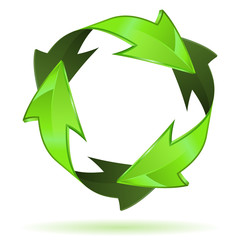 Obraz premium Recycling Symbol