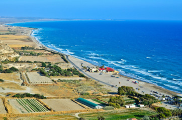 Coastline view in Cyprus