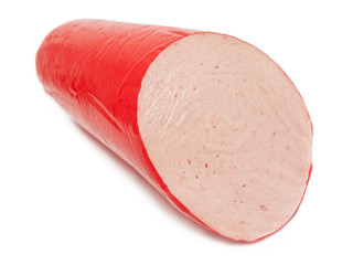 Angeschnittene Fleischwurst