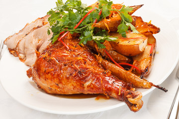 Roasted turkey
