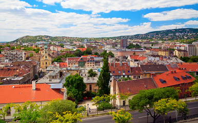 Fototapeta na wymiar Budapeszt, Osiedle