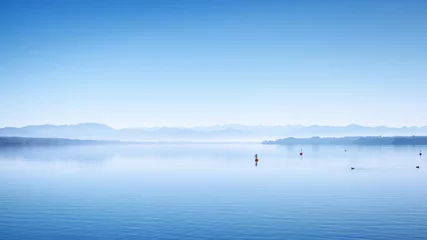 Zelfklevend Fotobehang Starnberg Lake in Germany © magann