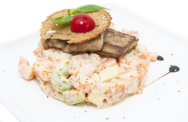 Салат из морепродуктов