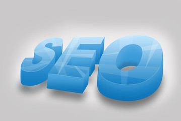 Search Engine Optimization dimensional lettering