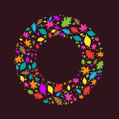 Circle of Tree Leaves