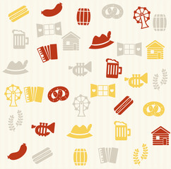 German seamless pattern