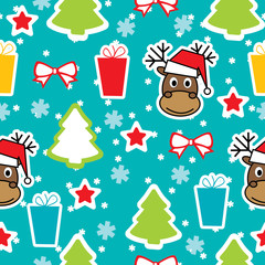 Seamless winter pattern, Christmas