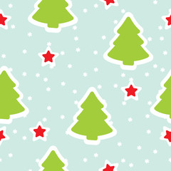 Seamless winter pattern, Christmas