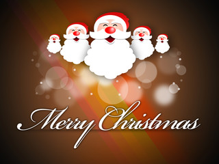 Fototapeta na wymiar Merry Christmas / Santa Illustration